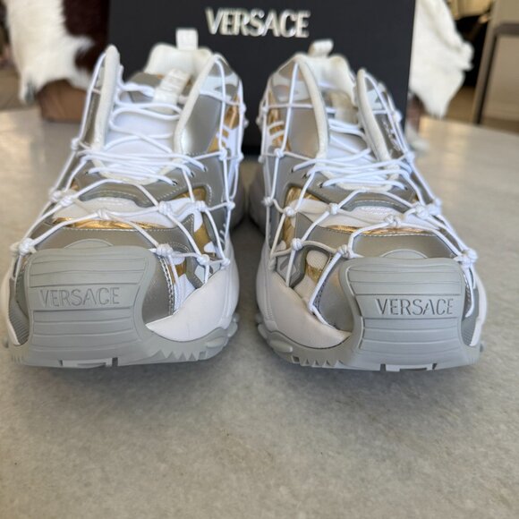 VERSACE Mercury M_VS_03 Rope, Leather and Mesh Sneakers. all sizes - Picture 12 of 16